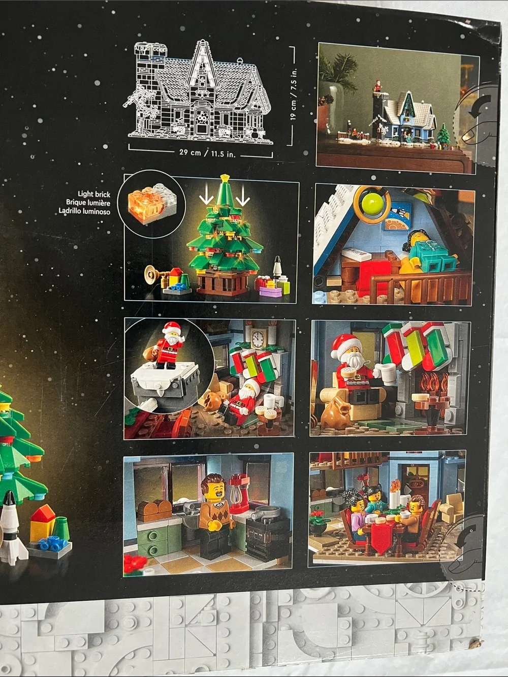 LEGO | Santa's Visit Holiday House Blue & White 10293 Collectible NWT Ages 18+